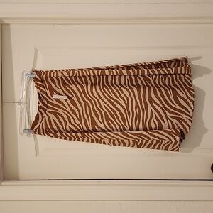 New Animal Print skirt Size zero